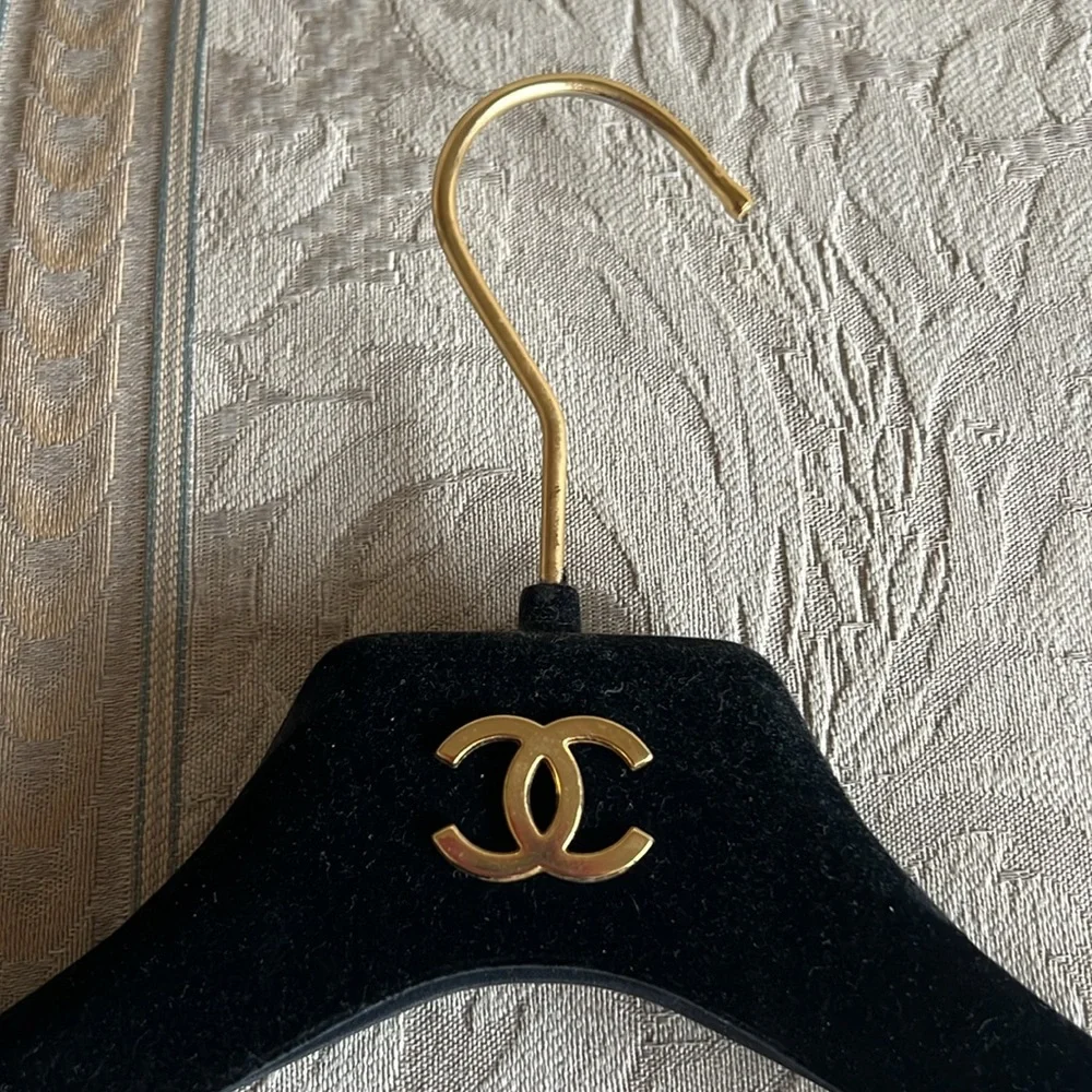 Authentic Chanel velvet hanger